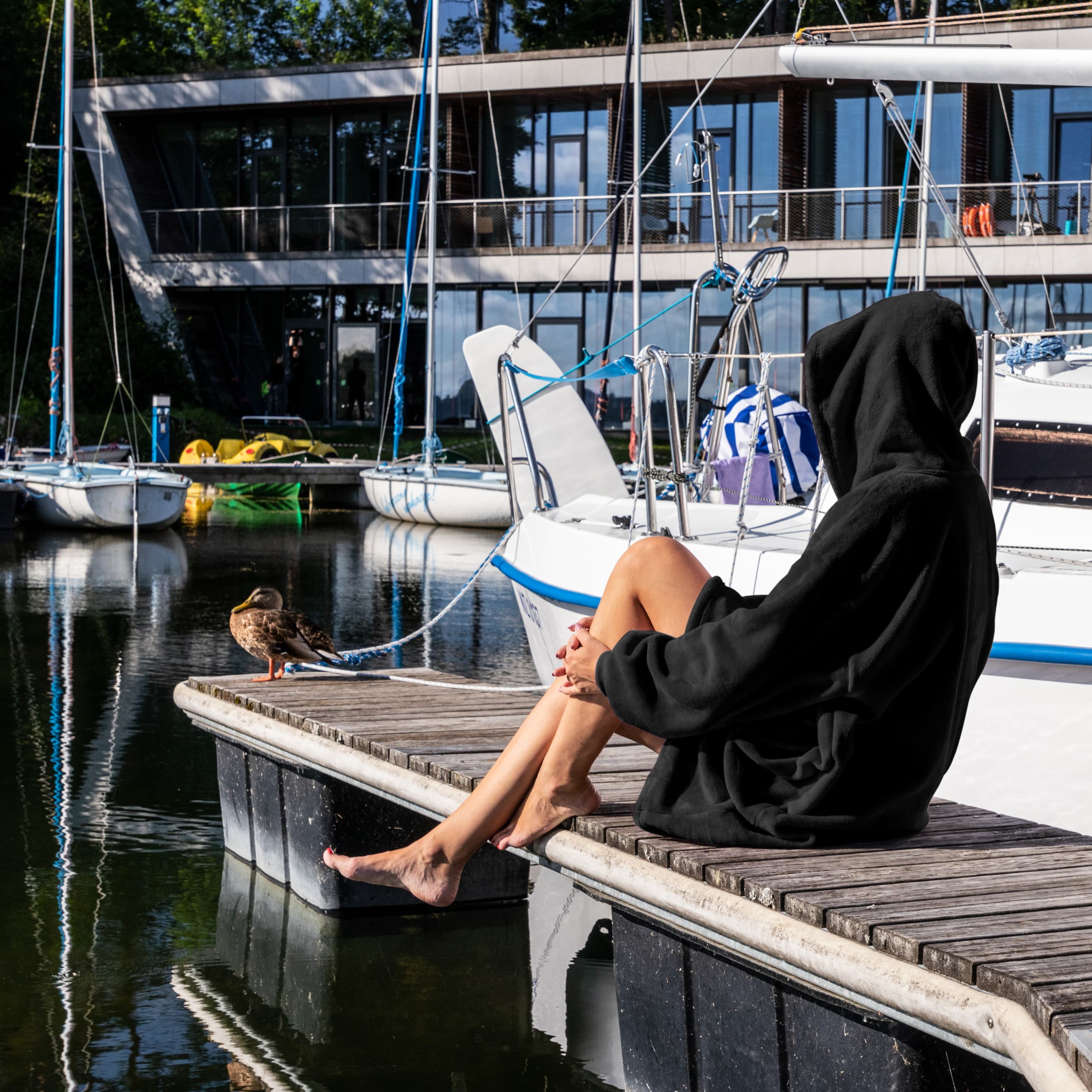 Bluzair - Bluza koc -  Czarna