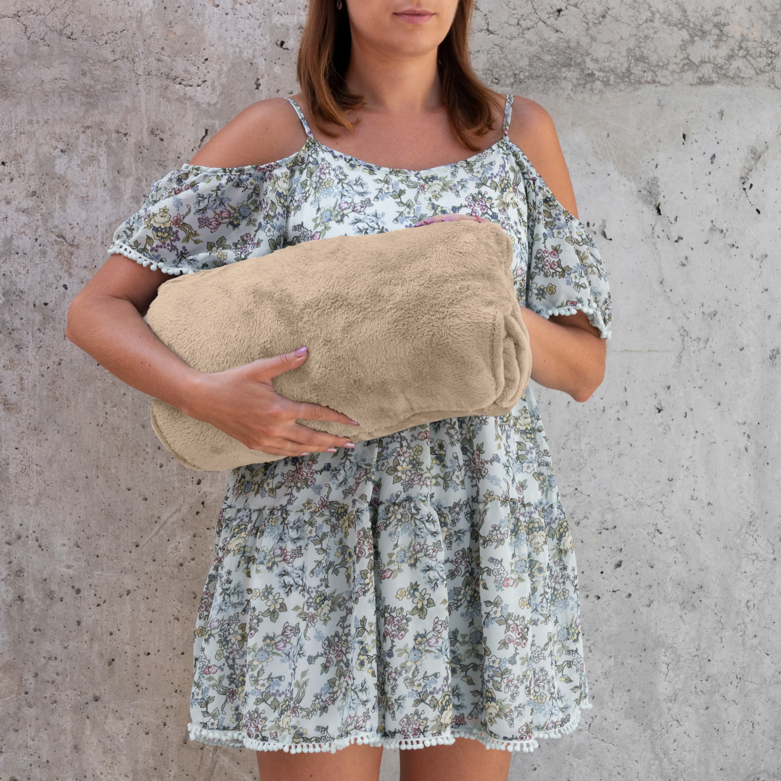 Bluzair - Bluza koc -  Beżowa