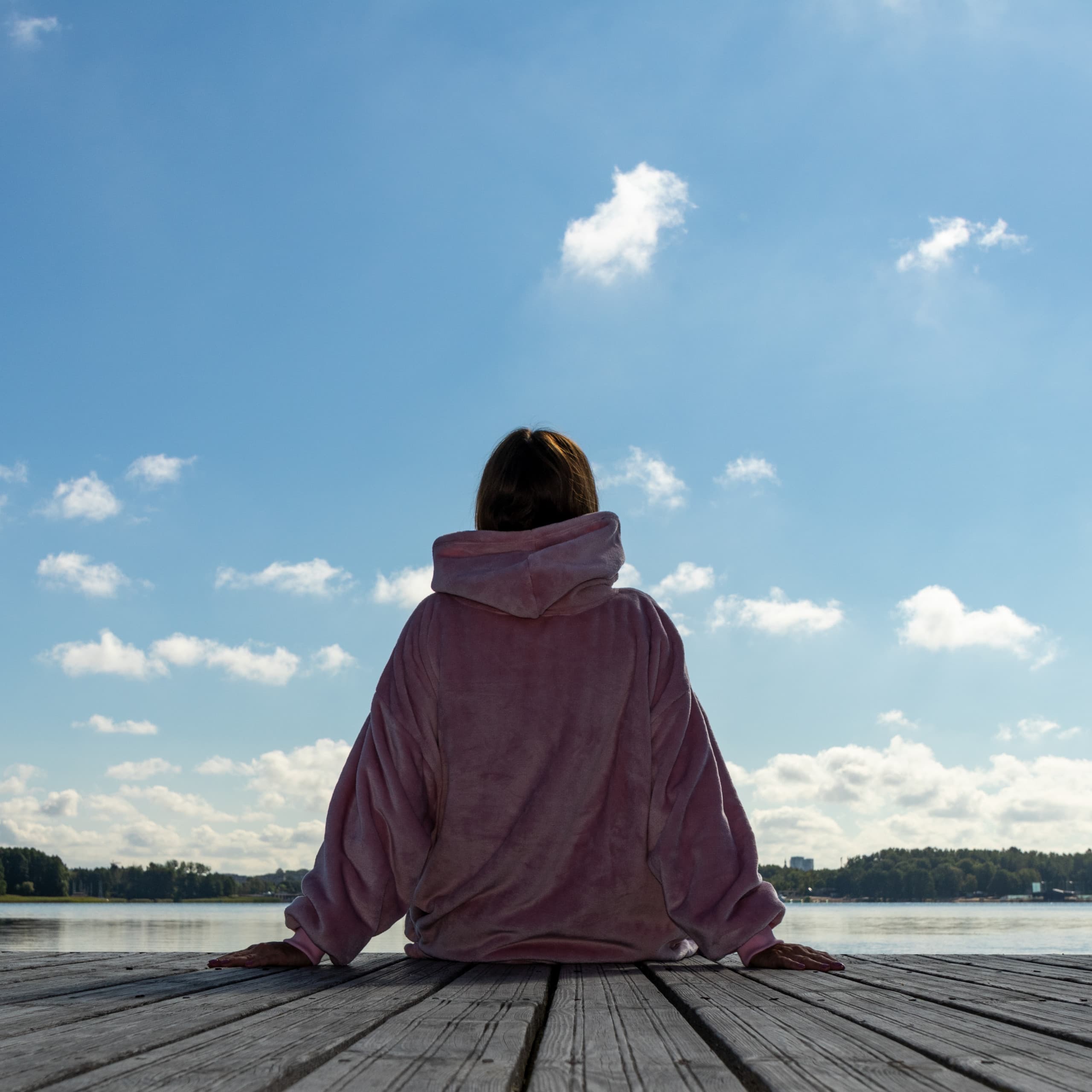 Bluzair - Bluza koc -  Jasny Róż