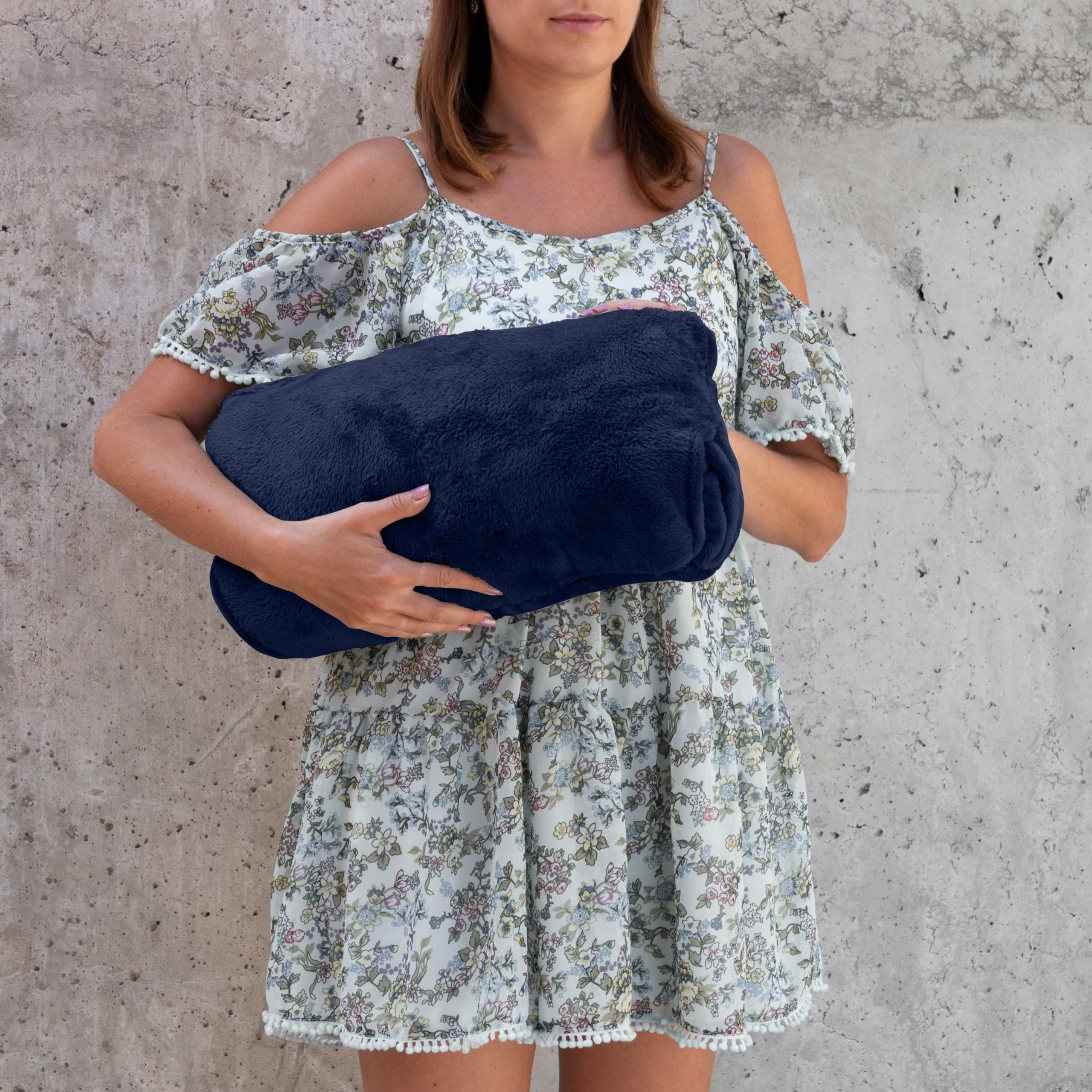 Bluzair - Bluza koc -  Granatowa