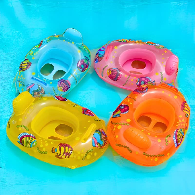 Kółko dmuchane z siedziskiem MIX KOLOR