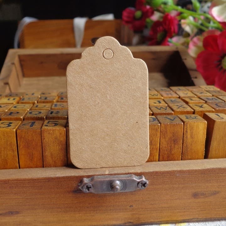 Zawieszki tekturowe 100 szt.