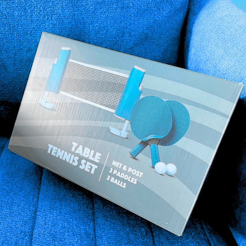 ZESTAW DO PING PONG NIEBIESKI