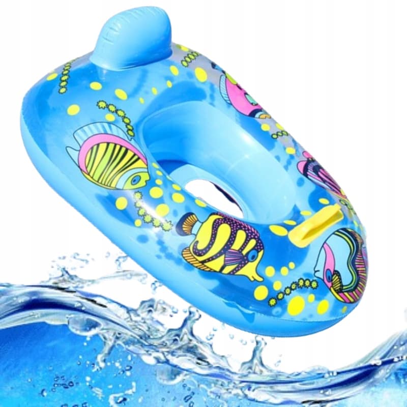 Kółko dmuchane z siedziskiem MIX KOLOR