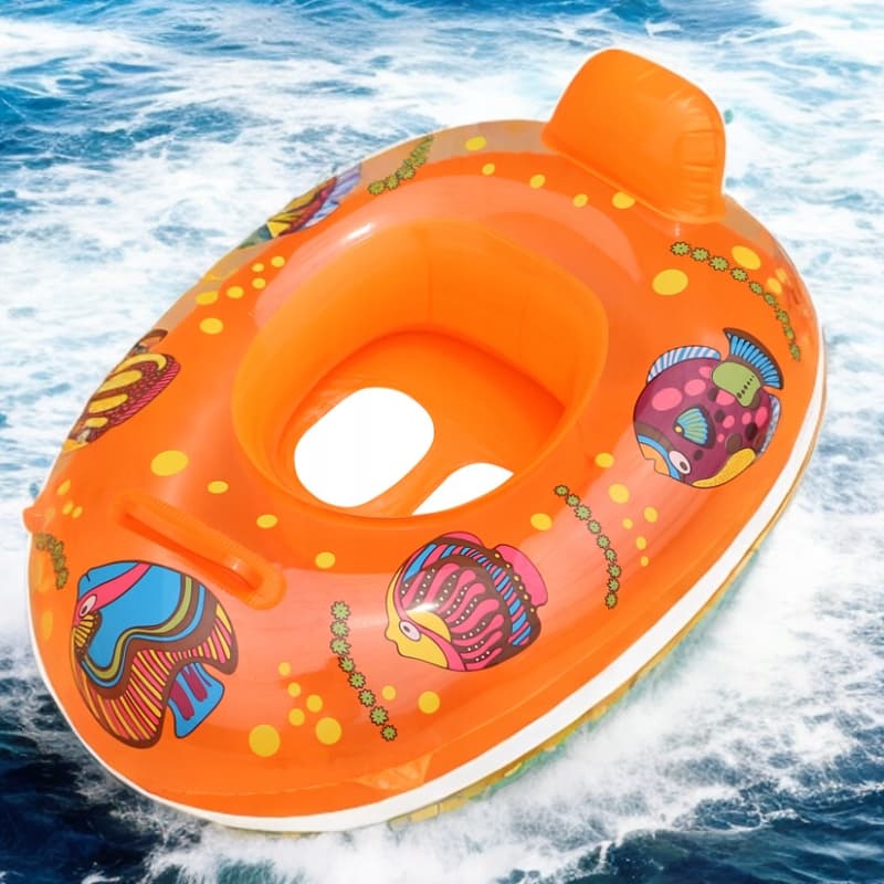 Kółko dmuchane z siedziskiem MIX KOLOR