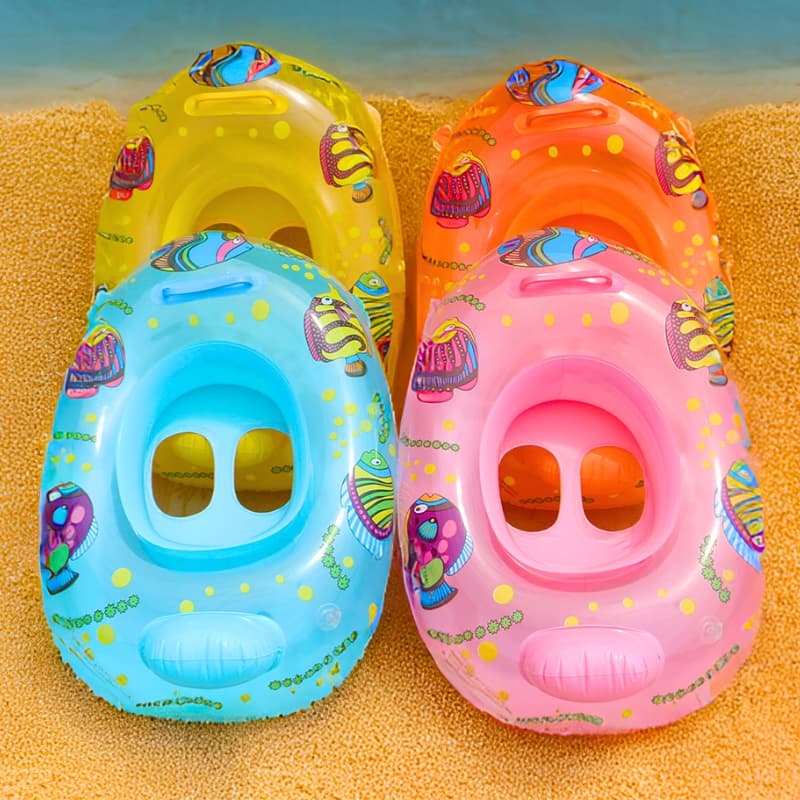 Kółko dmuchane z siedziskiem MIX KOLOR