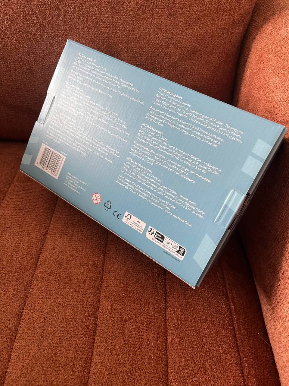 ZESTAW DO PING PONG NIEBIESKI