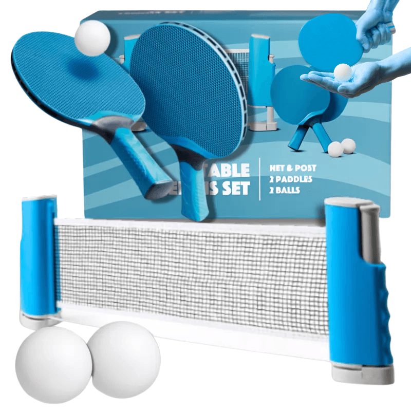 ZESTAW DO PING PONG NIEBIESKI
