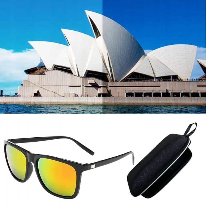 Okulary słoneczne + etui