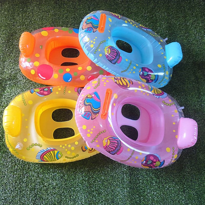 Kółko dmuchane z siedziskiem MIX KOLOR