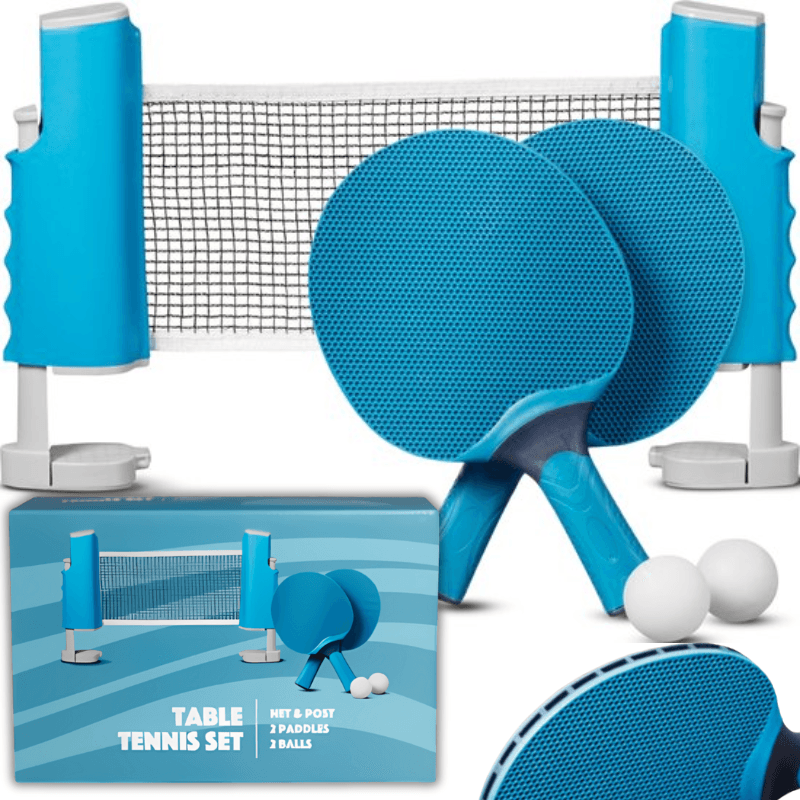 ZESTAW DO PING PONG NIEBIESKI