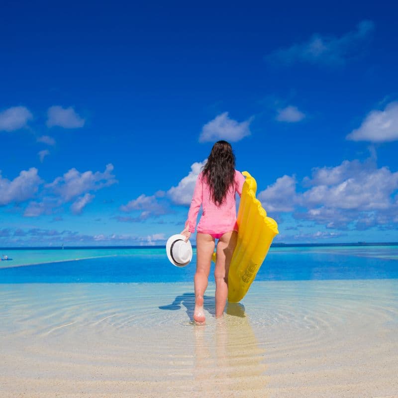 Materac dmuchany basenowy