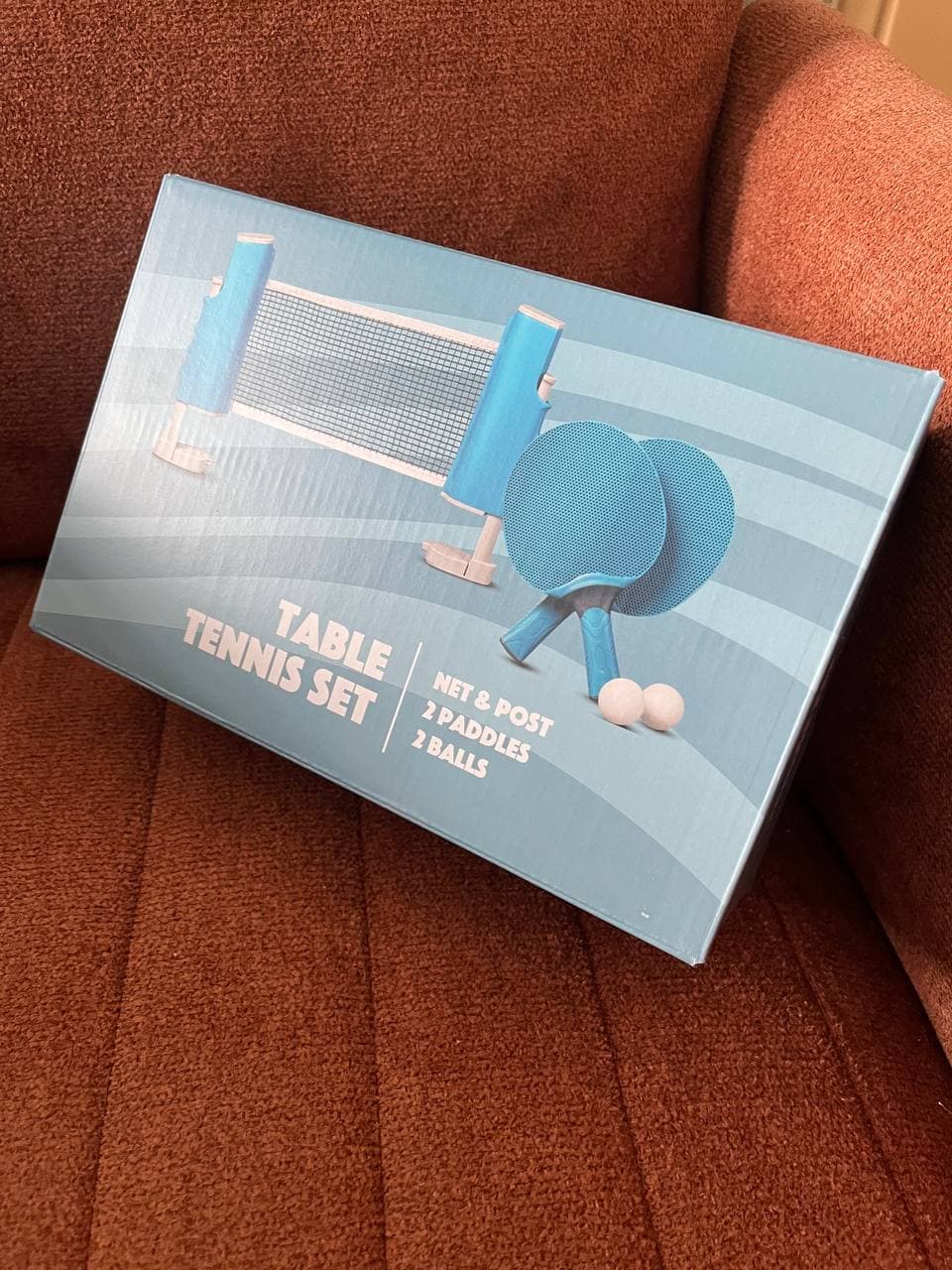 ZESTAW DO PING PONG NIEBIESKI