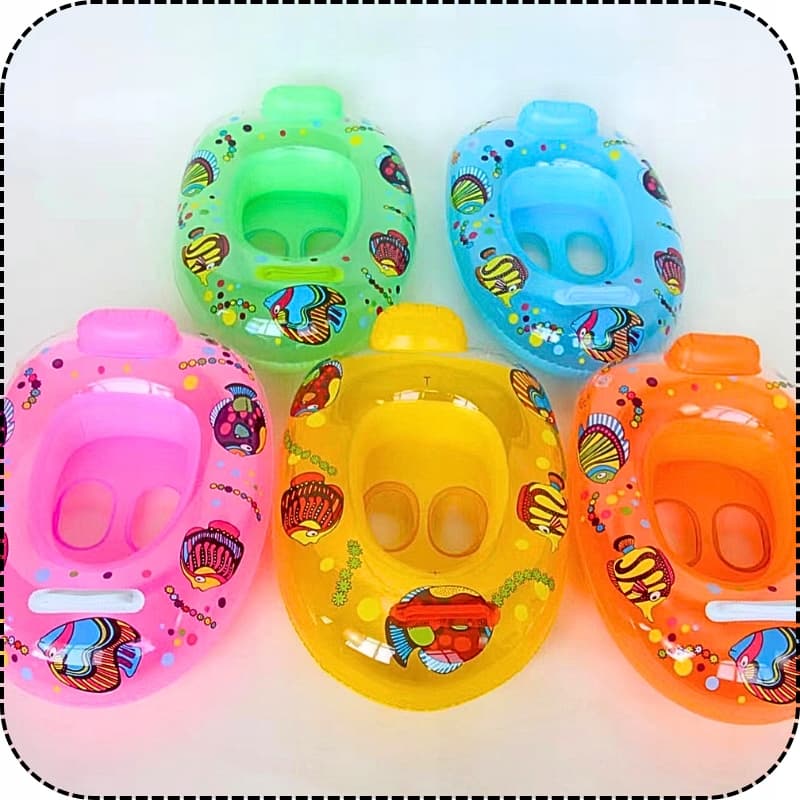 Kółko dmuchane z siedziskiem MIX KOLOR