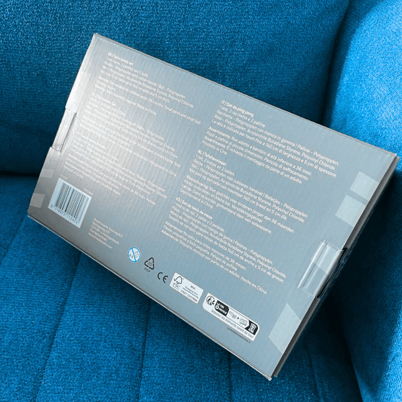 ZESTAW DO PING PONG NIEBIESKI