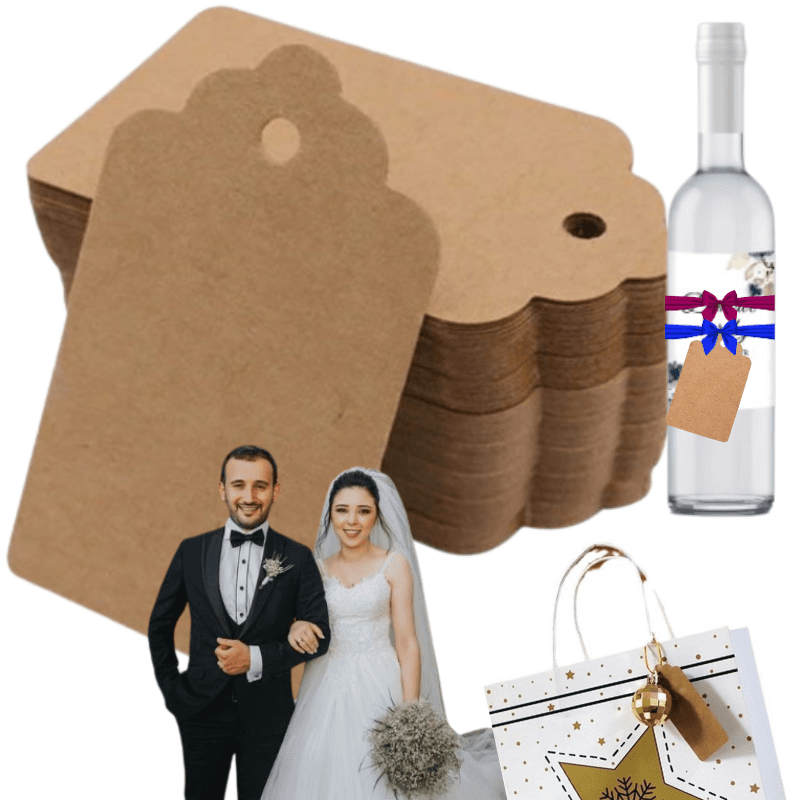 Zawieszki tekturowe 100 szt.