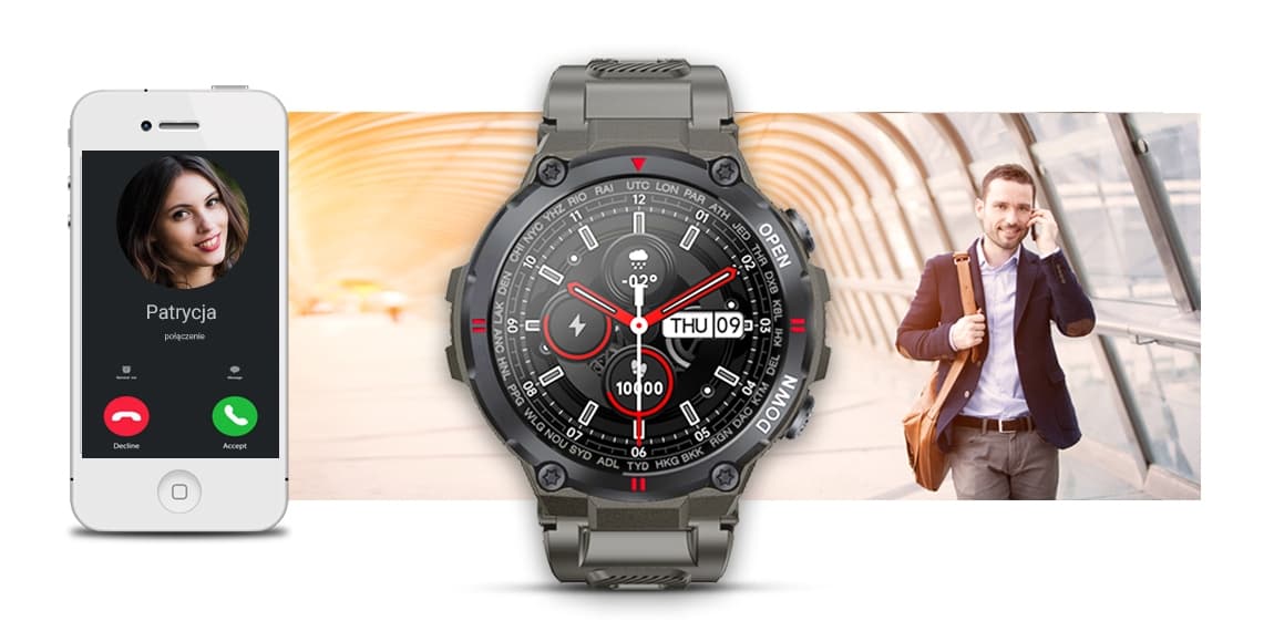 Smartwatch GIEWONT Szary GW430-2