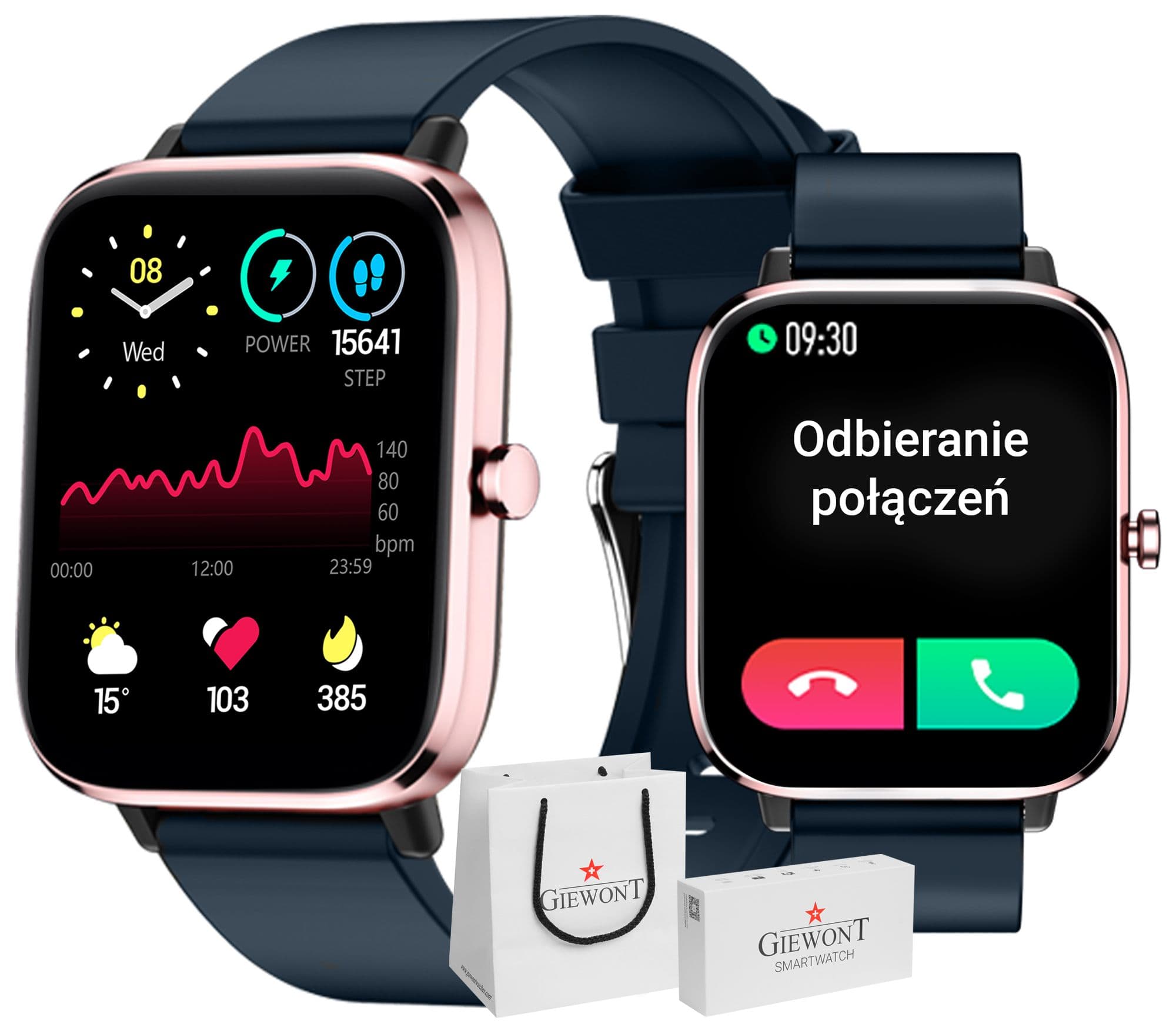 Smartwatch Giewont Różowo-Granatowy GW230-5