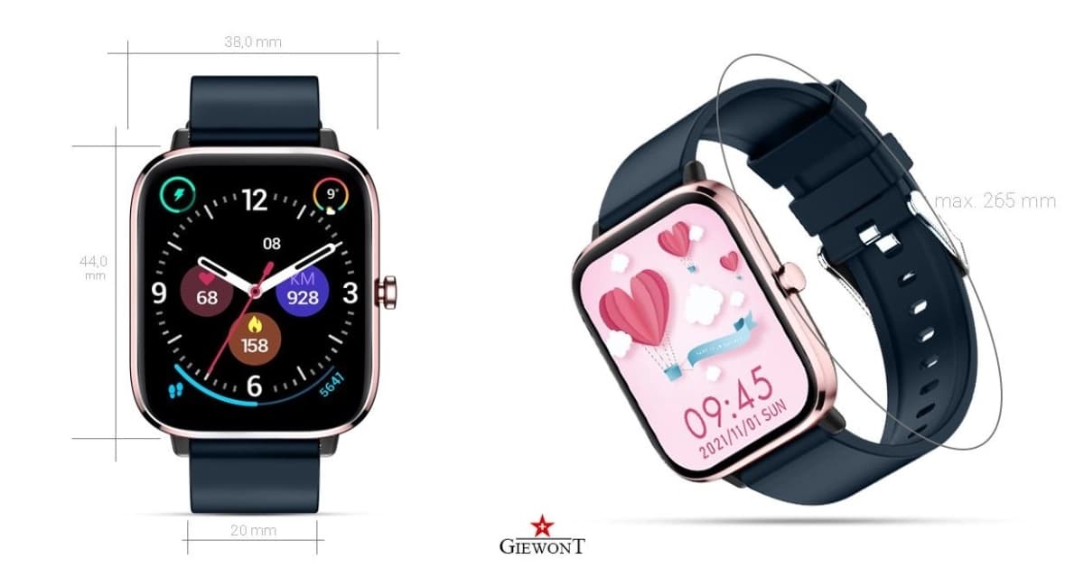 Smartwatch Giewont Różowo-Granatowy GW230-5