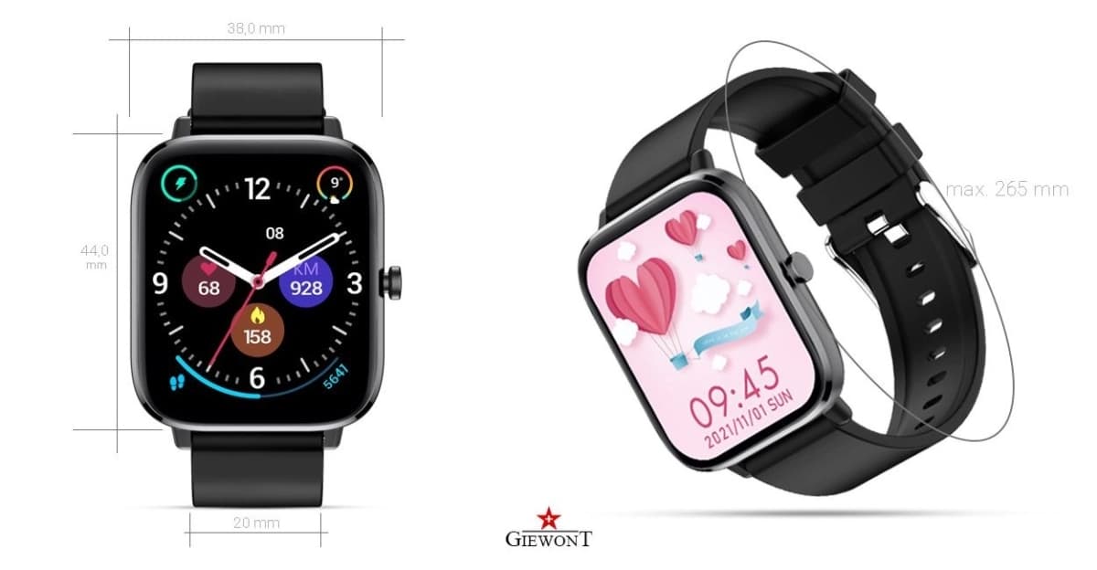 Smartwatch Giewont Czarny GW230-2