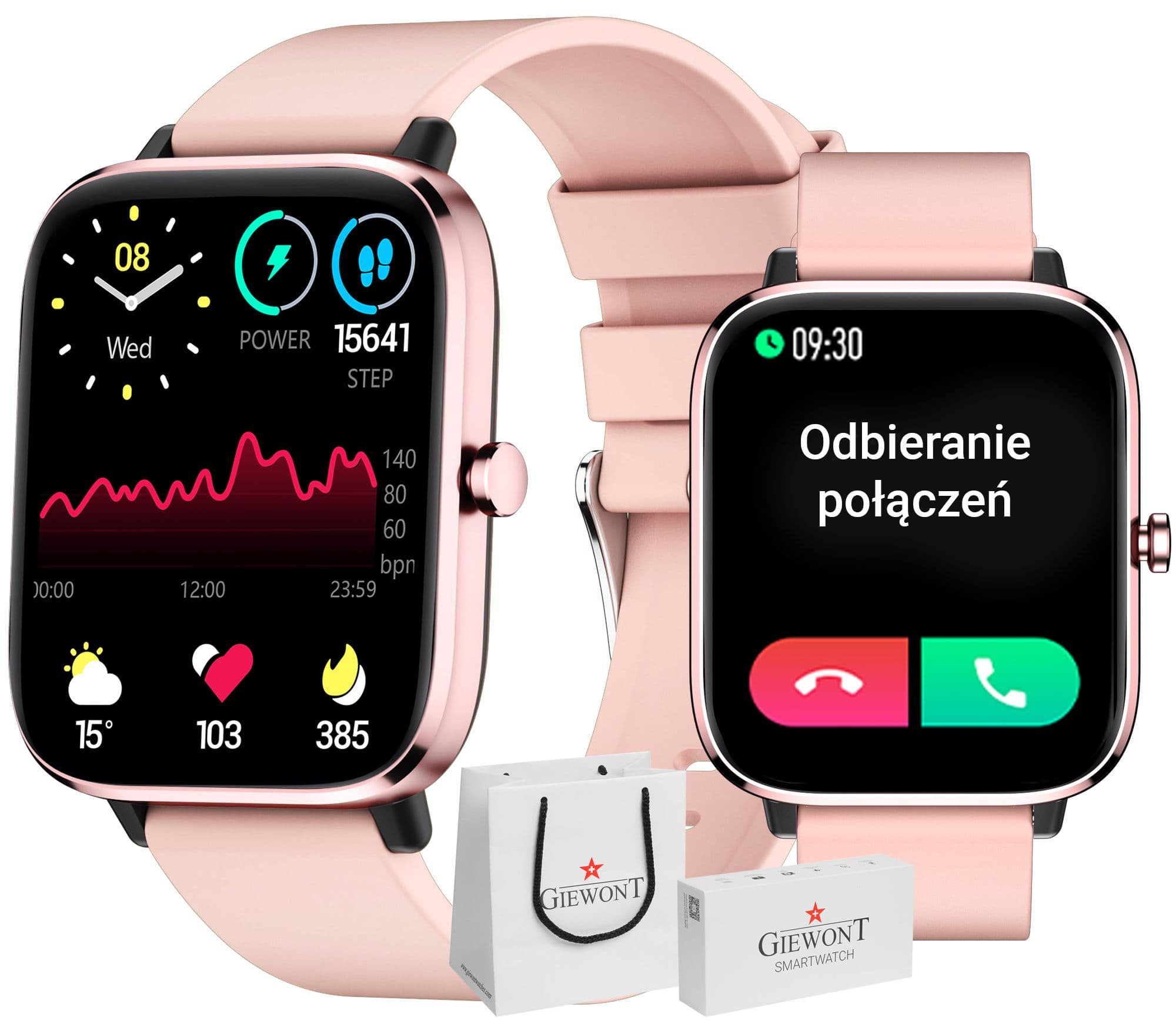 Smartwatch Giewont Różowy GW230-1 