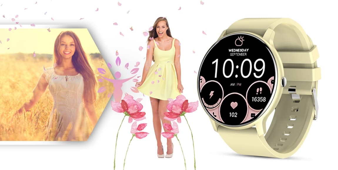 Smartwatch GIEWONT Ecru GW120-6