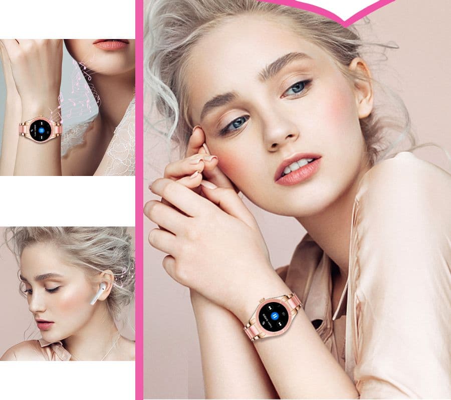 Smartwatch Damski Rubicon RNCE82 Różowy