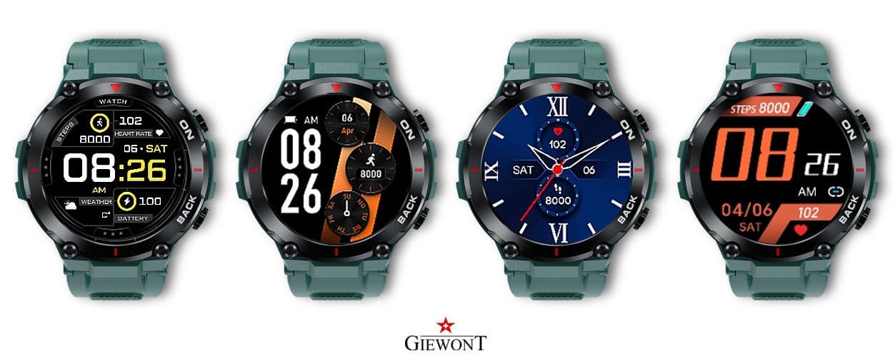 Smartwatch GIEWONT Pionier GPS GW460-2 - Sea Green