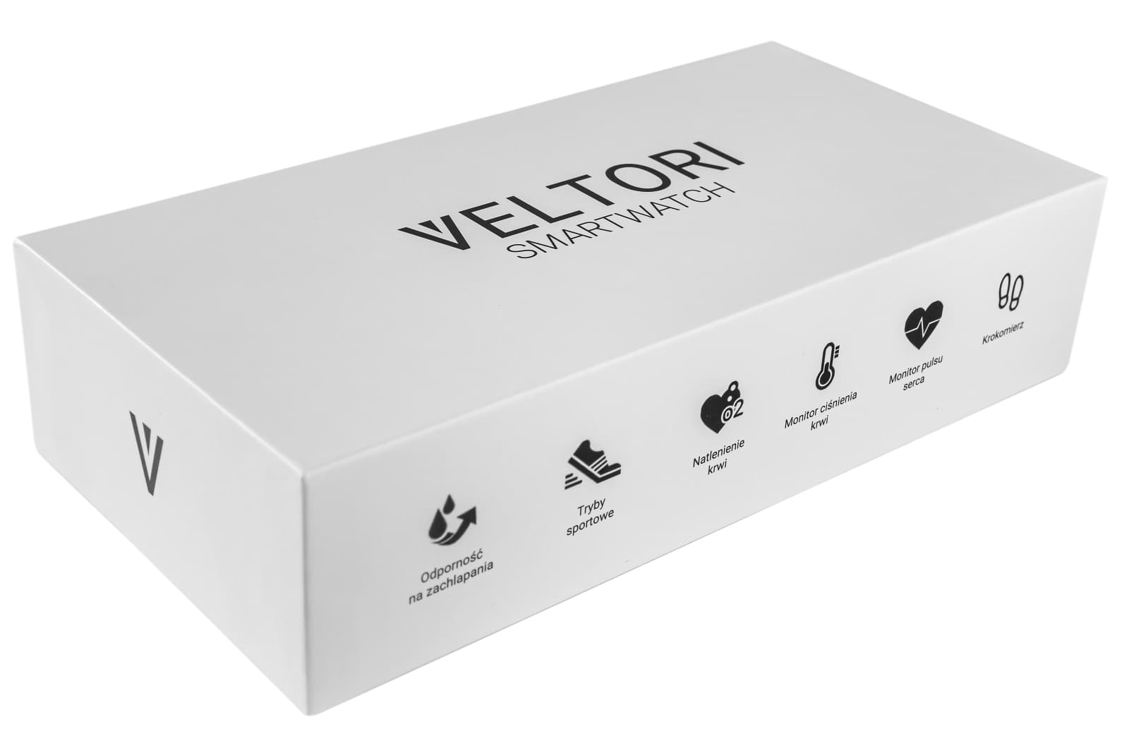 Smartwatch VELTORI VT120-1 Czarny Pasek Silikonowy
