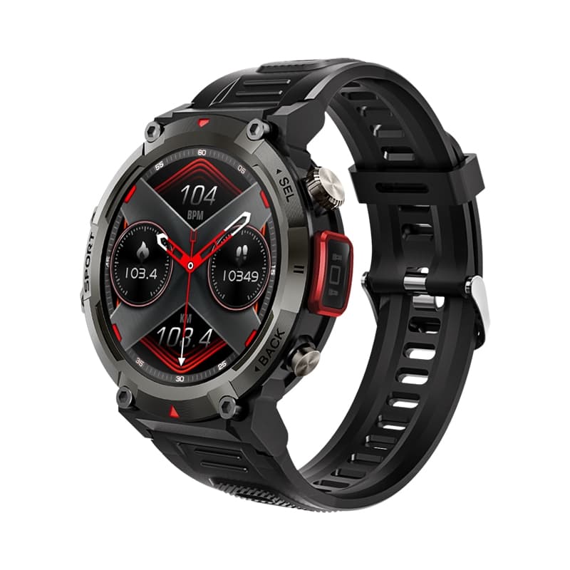Smartwatch VELTORI VT140-1 Czarny Pasek Silikonowy