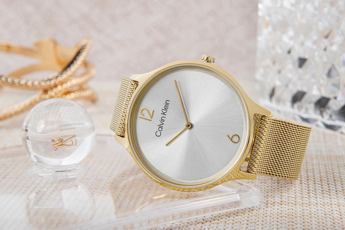 Zegarek Damski CALVIN KLEIN Timeless Mesh 25200003 + BOX