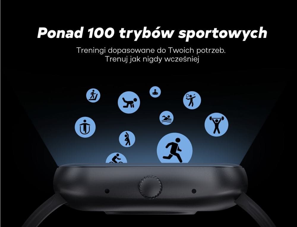 Smartwatch Damski GRAVITY GT18-8 Beżowy Pasek Silikonowy + Biały Pasek