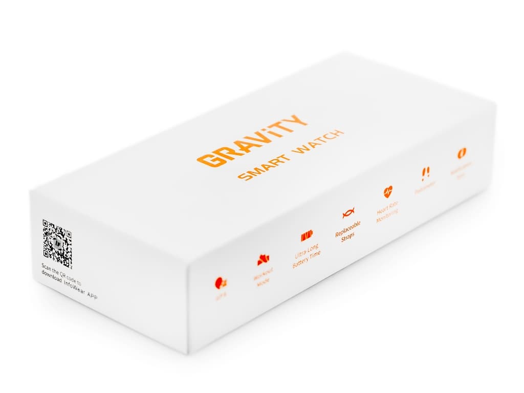 Smartwatch Męski GRAVITY GT28-3 Pasek + Bransoleta Granatowo Czarny