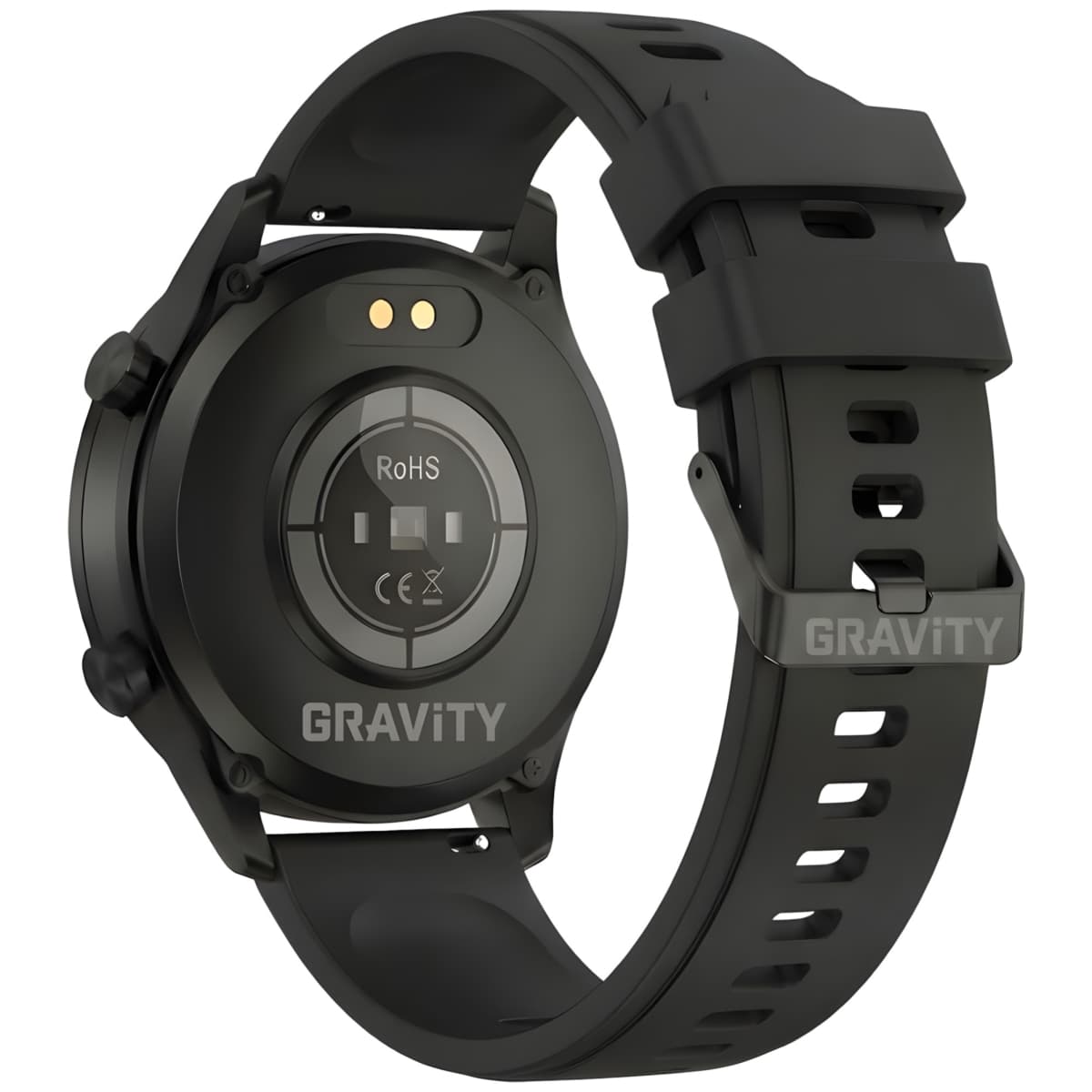 Smartwatch Gravity Czarny 2 Paski GT10-4