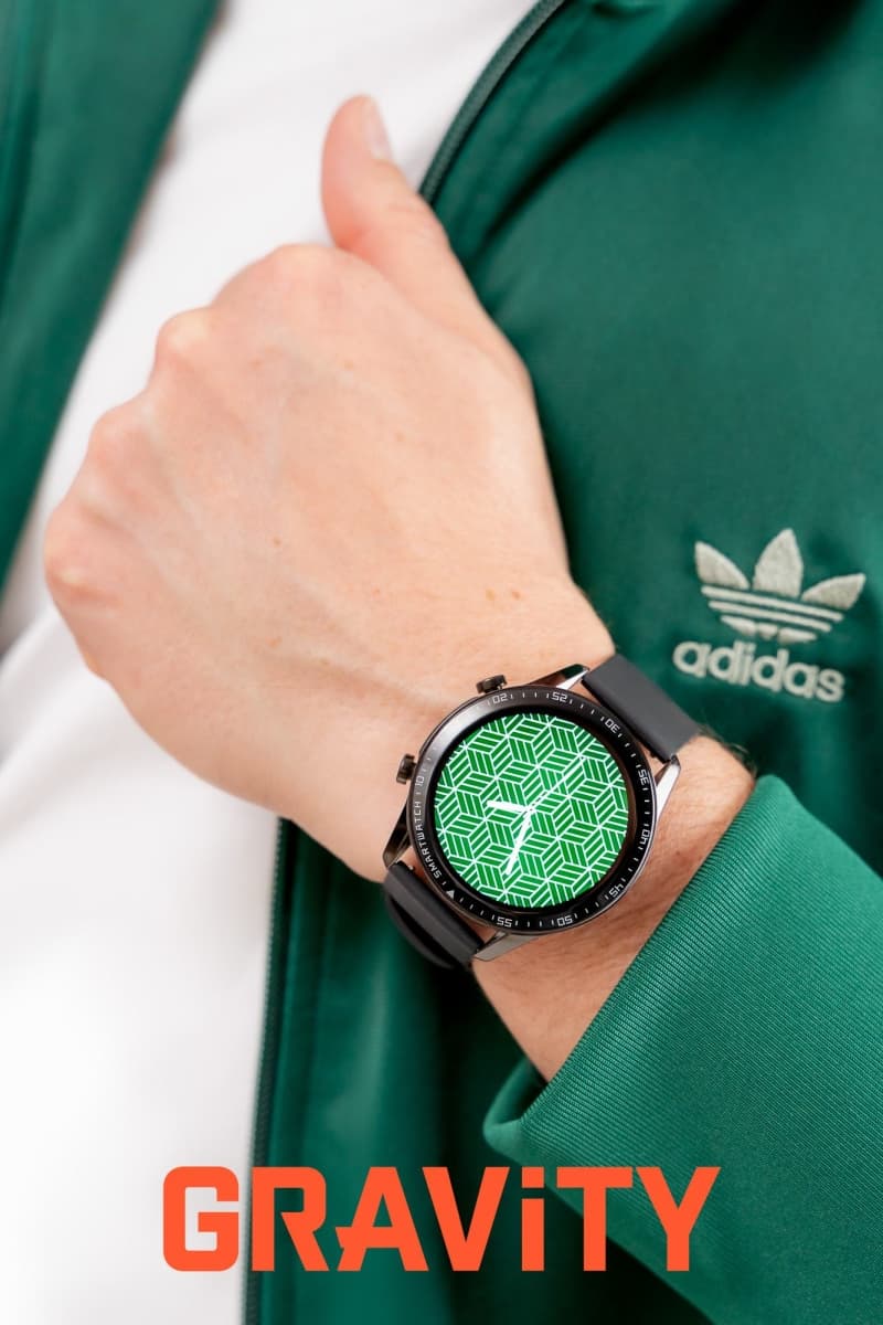 Smartwatch Gravity Czarny 2 Paski GT10-4