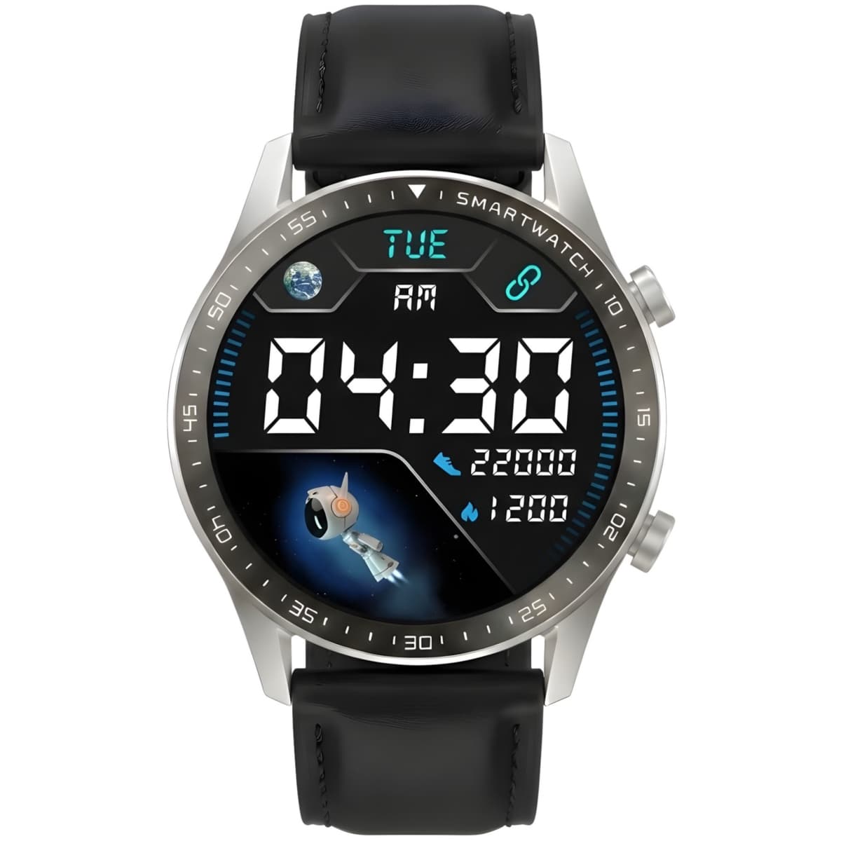 Smartwatch Gravity Srebrny 2 Paski GT10-7