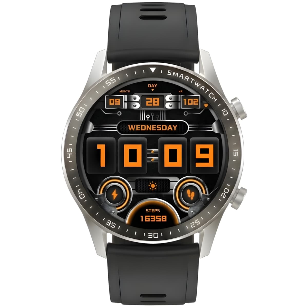 Smartwatch Gravity Srebrny 2 Paski GT10-7