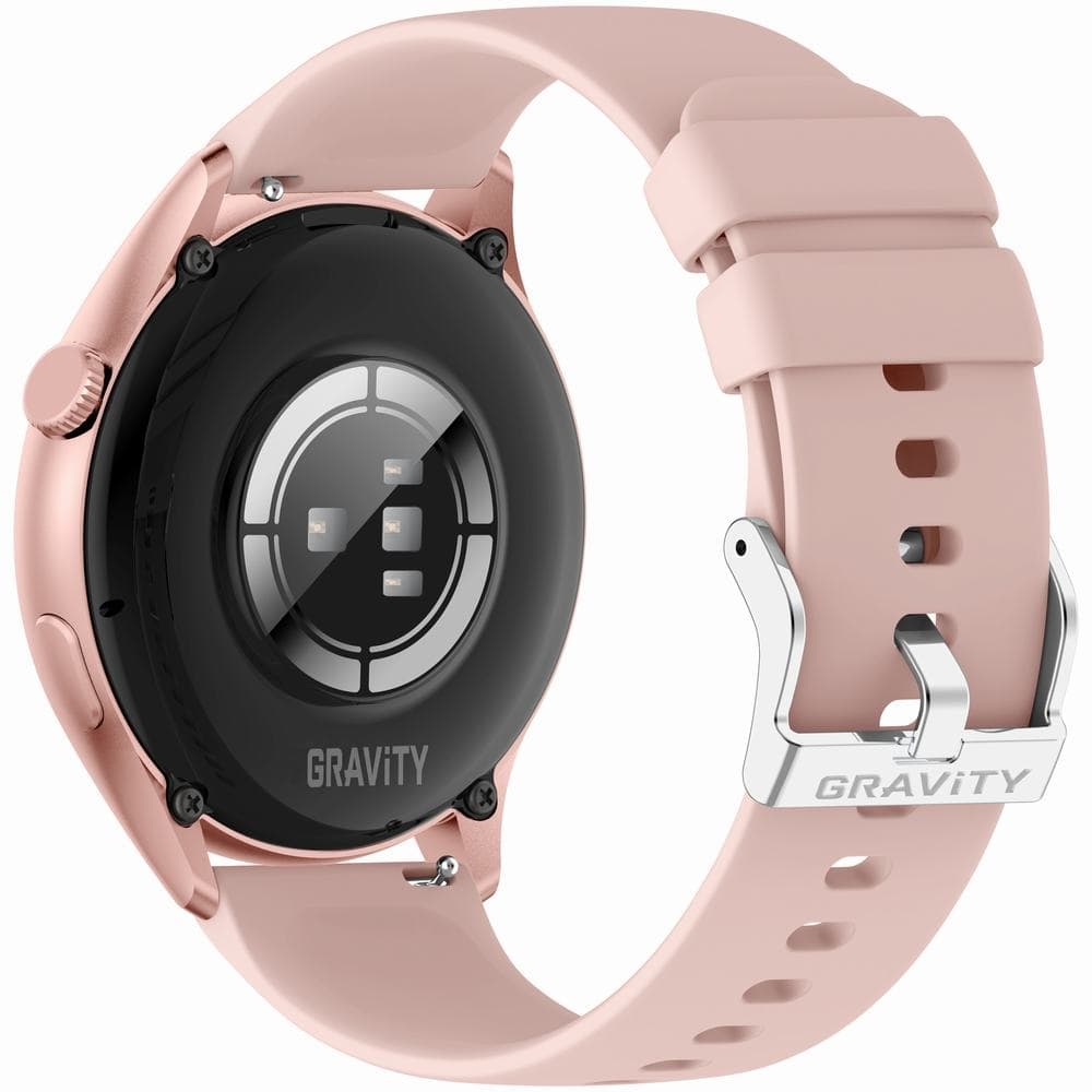 Smartwatch Gravity Różowe Złoto Pasek + Bransoleta GT11-5