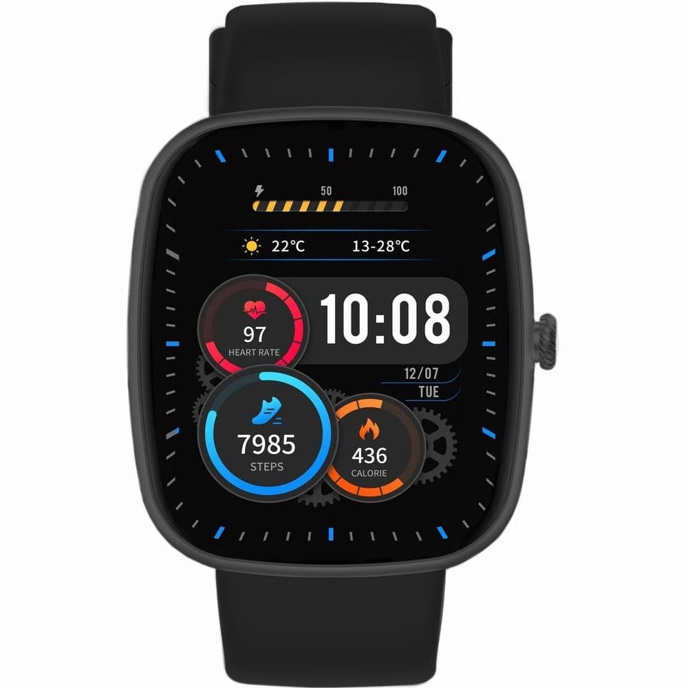 Smartwatch Gravity Czarny 2 Paski GT18-10