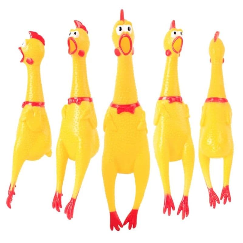 Kurczak gumowy dla psa